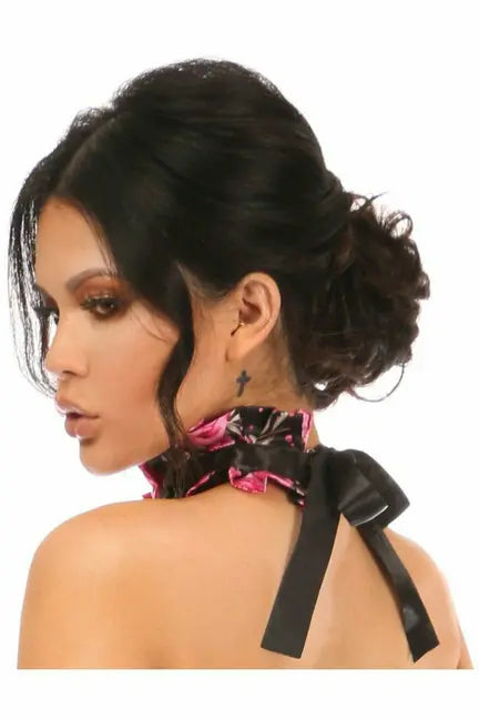 Kitten Collection Satin Choker Daisy Corsets