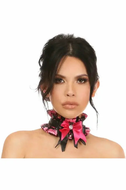 Kitten Collection Satin Choker Daisy Corsets