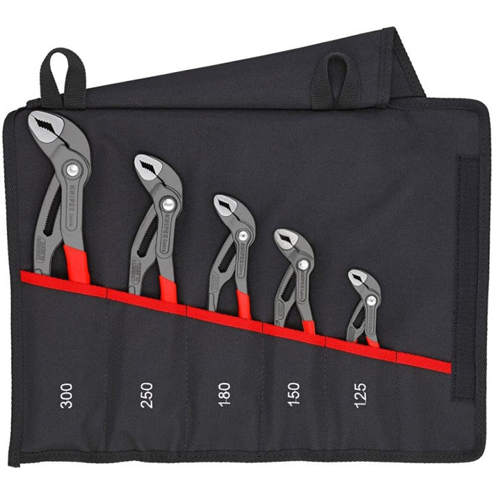 Knipex Cobra Set In Tool Roll (5 Piece Set) Knipex