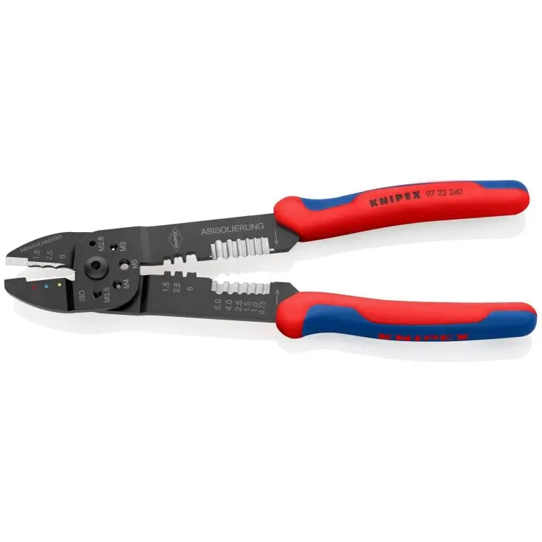Knipex High Leverage Crimping Pliers/wire Strippers (9-1/2") Knipex