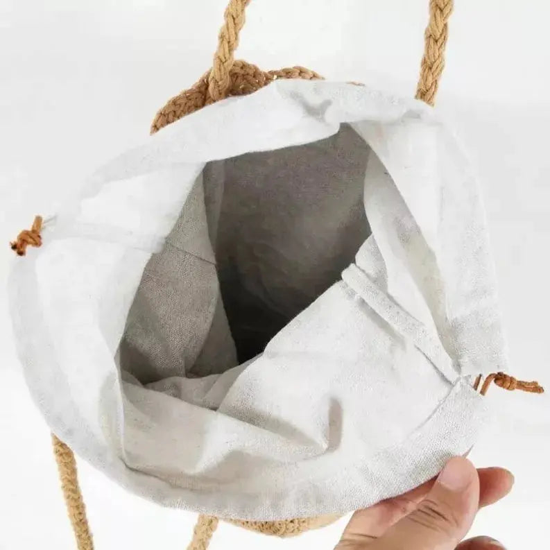 Knitted Scalloped Edge Tote Ellison+Young