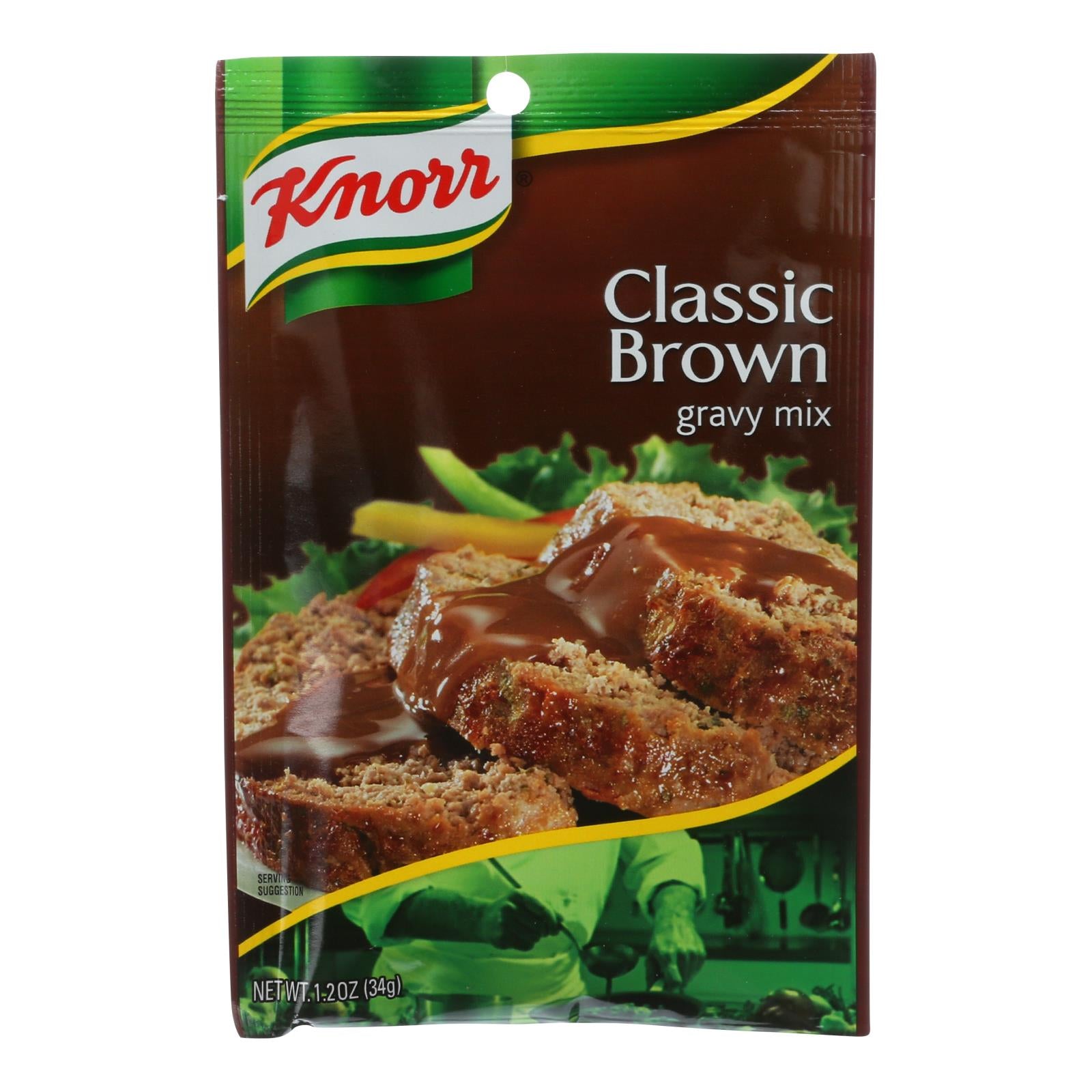 Knorr Gravy Mix - Classic Brown - 1.2 Oz - Case Of 12 Knorr