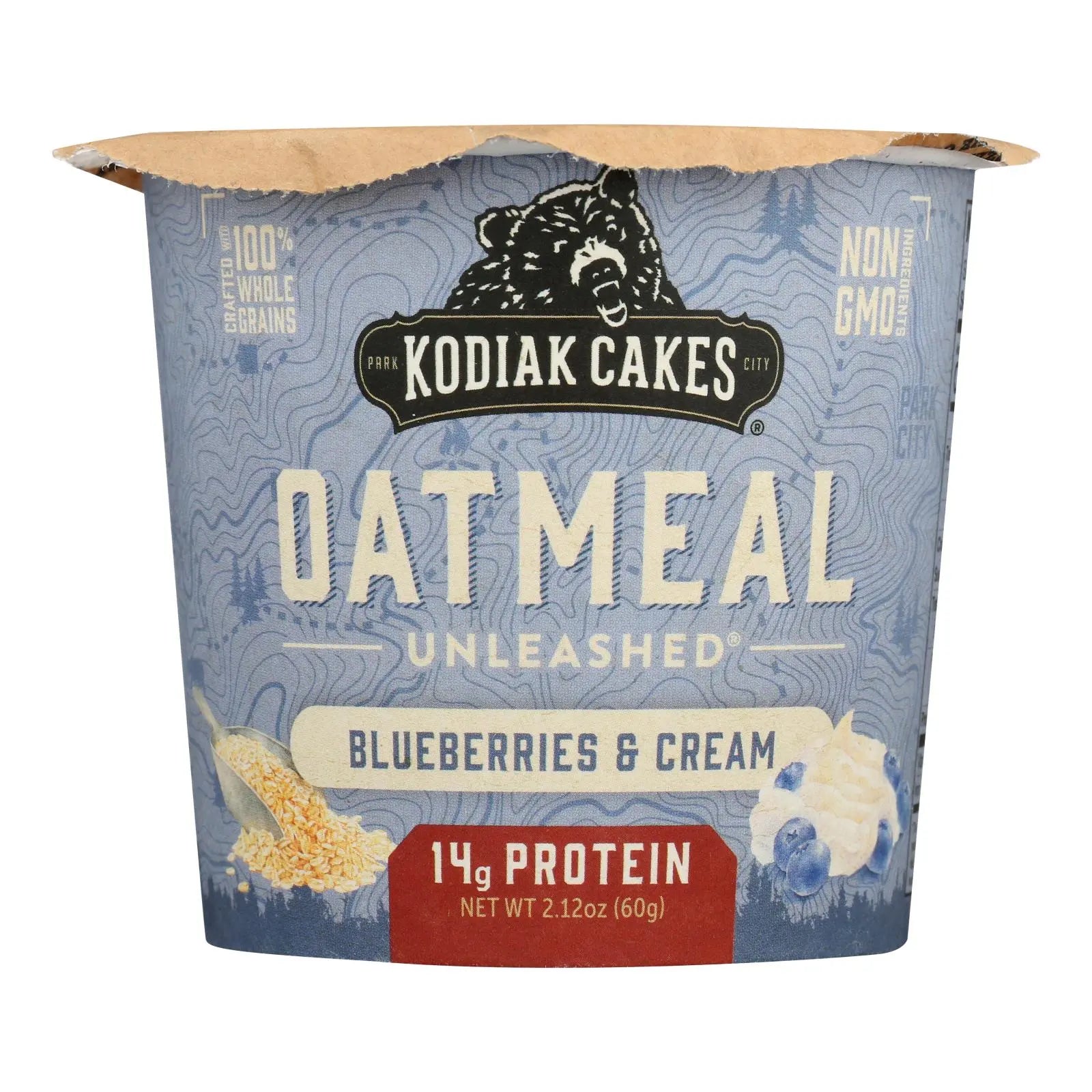 Kodiak Cakes - Oatmeal Blubry/crm Pwrcup - Case Of 12-2.12 Oz Kodiak Cakes