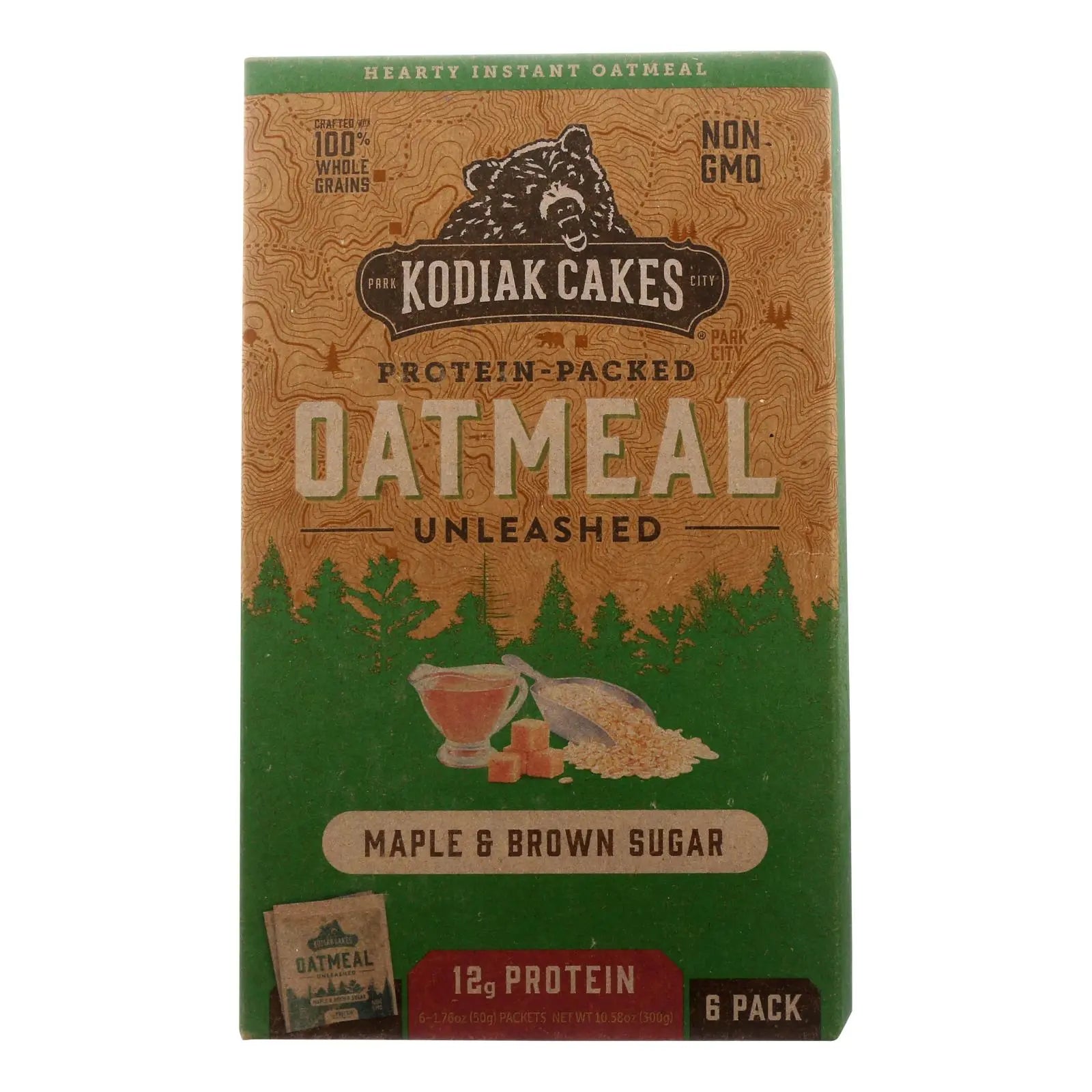 Kodiak Cakes - Oatmeal Mpl Brwn Sgr Pckt - Cs Of 6-6/1.76oz Kodiak Cakes