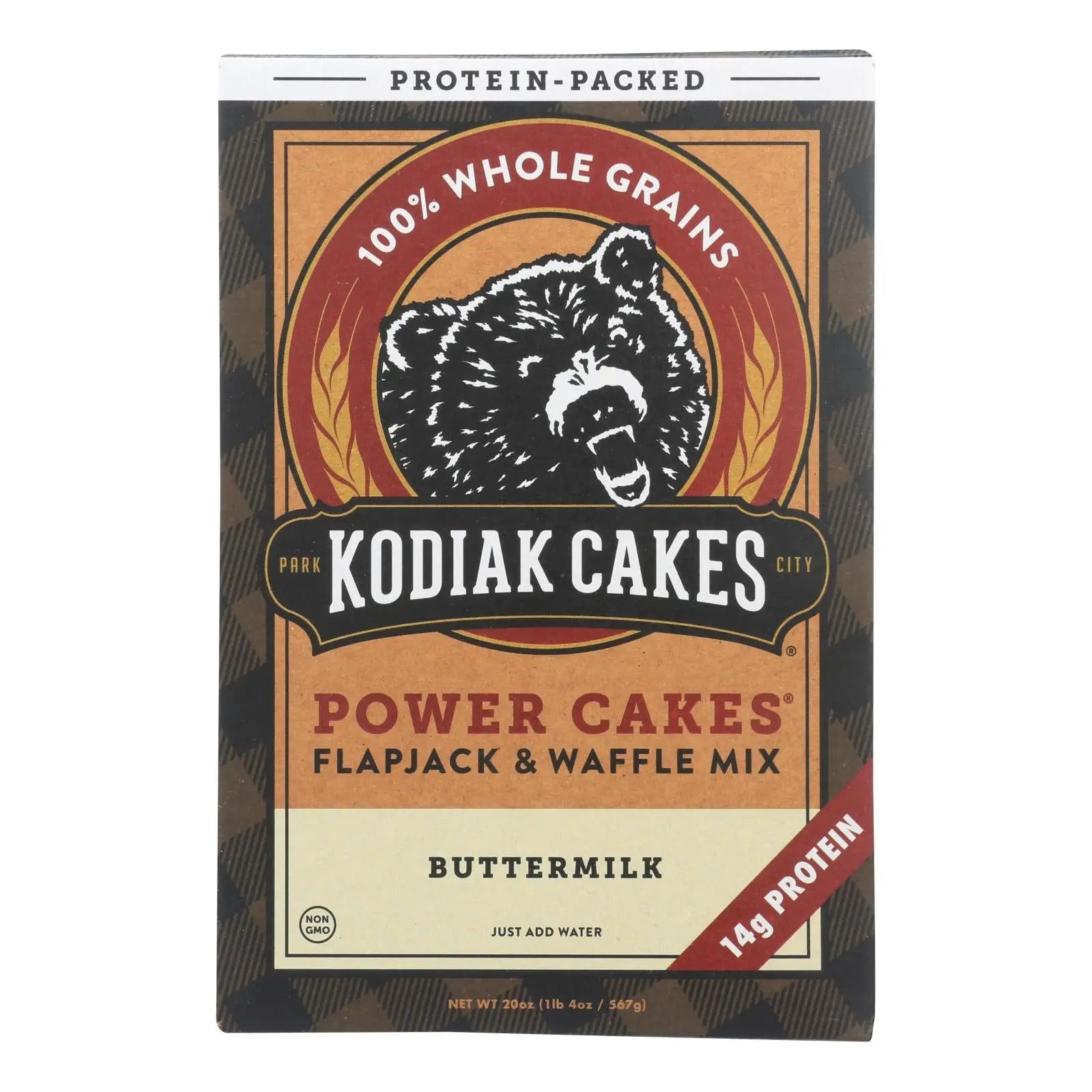 Kodiak Cakes Power Cakes Flapjack & Waffle Mix - Case Of 6 - 20 Oz Kodiak Cakes