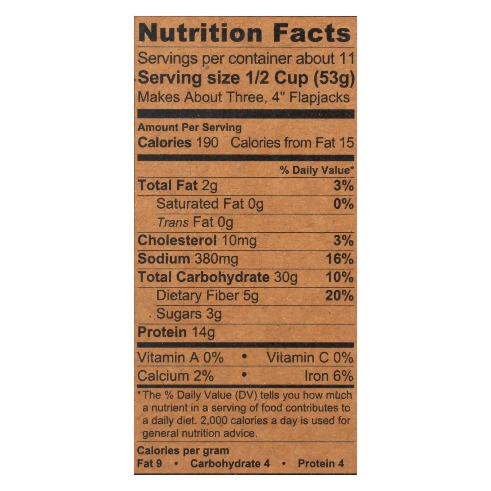 Kodiak Cakes Power Cakes Flapjack & Waffle Mix - Case Of 6 - 20 Oz Kodiak Cakes