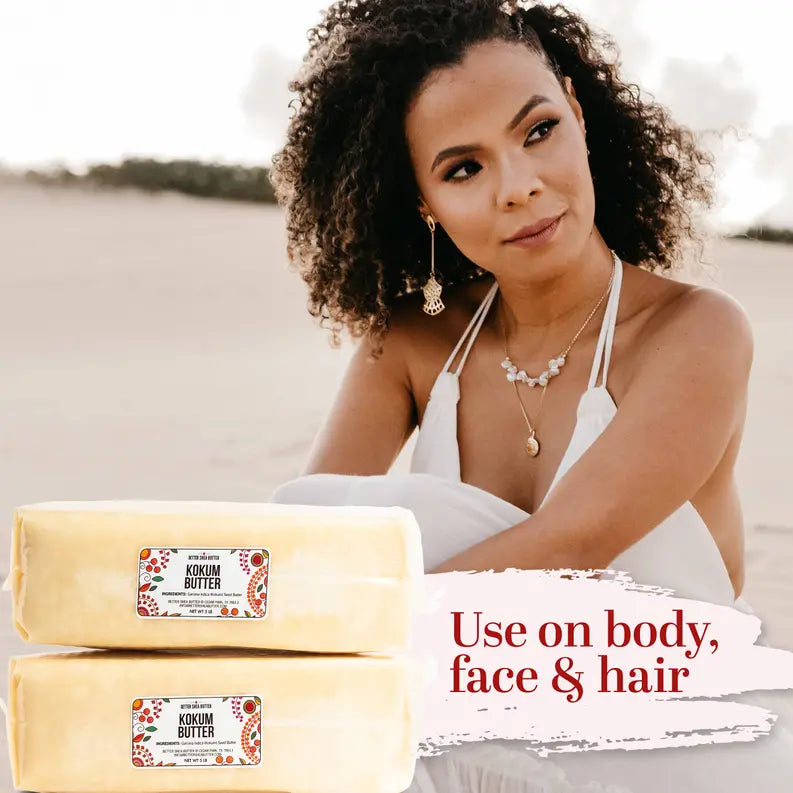 Kokum Butter Bulk | 100% Pure | 10 Lbs Better Shea Butter