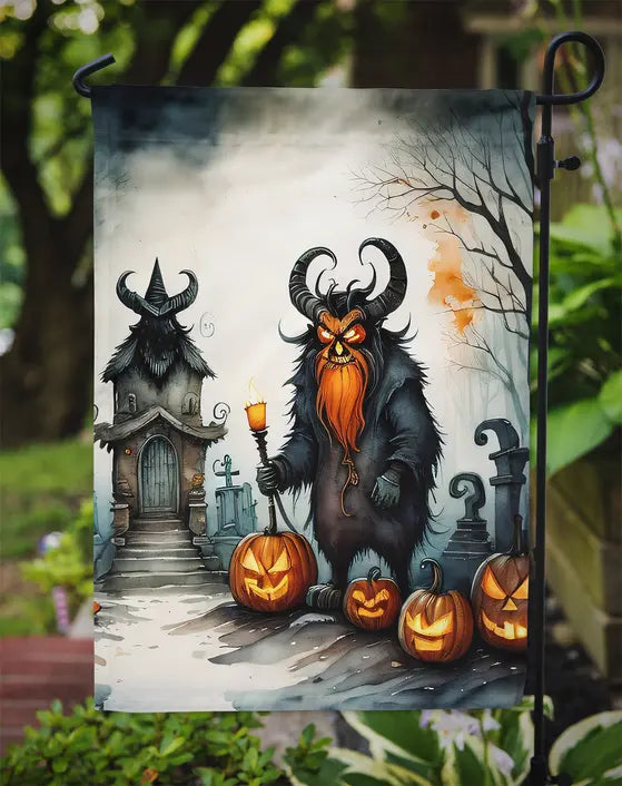 Krampus The Christmas Demon Spooky Halloween Garden Flag Caroline's Treasures