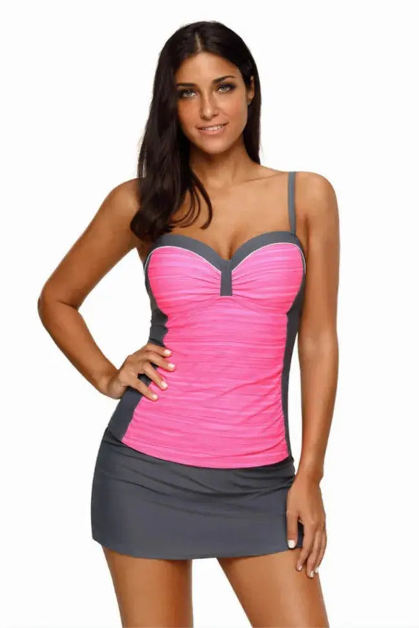 Kristine Tankini And Skirt Stay Warm in Style