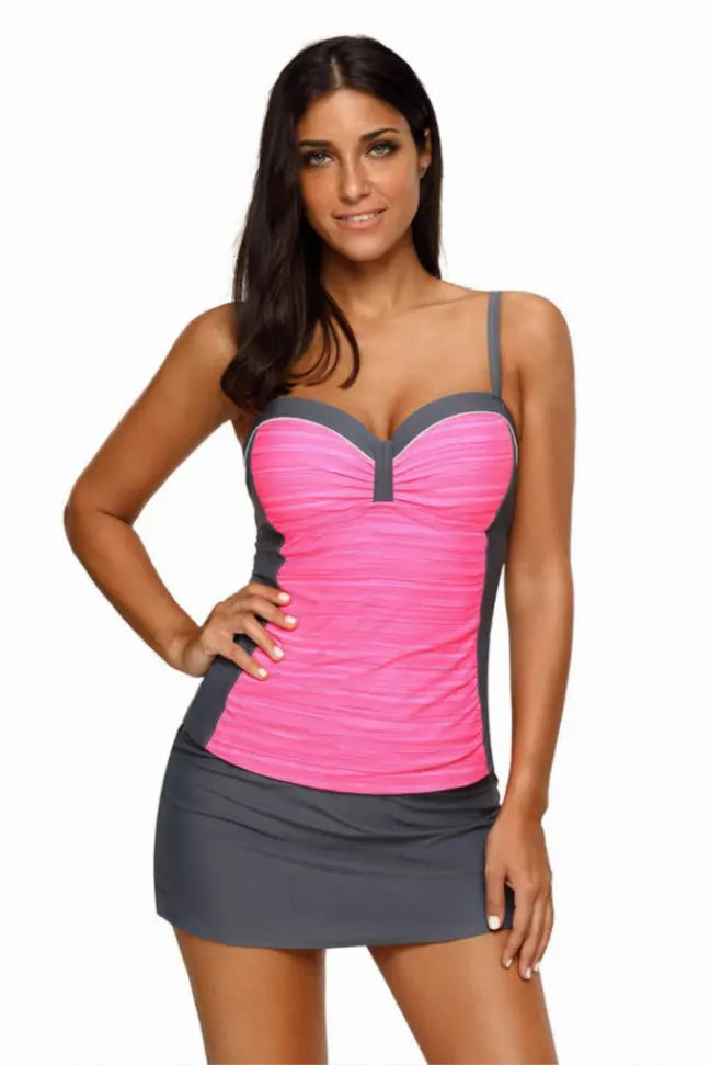 Kristine Tankini And Skirt Stay Warm in Style