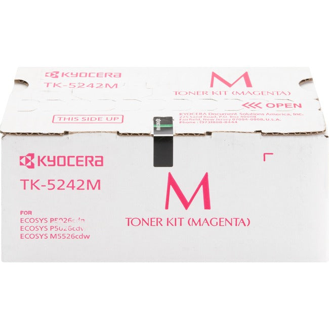 Kyocera-strategic Kyocera Tk-5242m Magenta Toner Cartridge For Use In Ecosys M5526cdw P5026cdw Est Kyocera-strategic