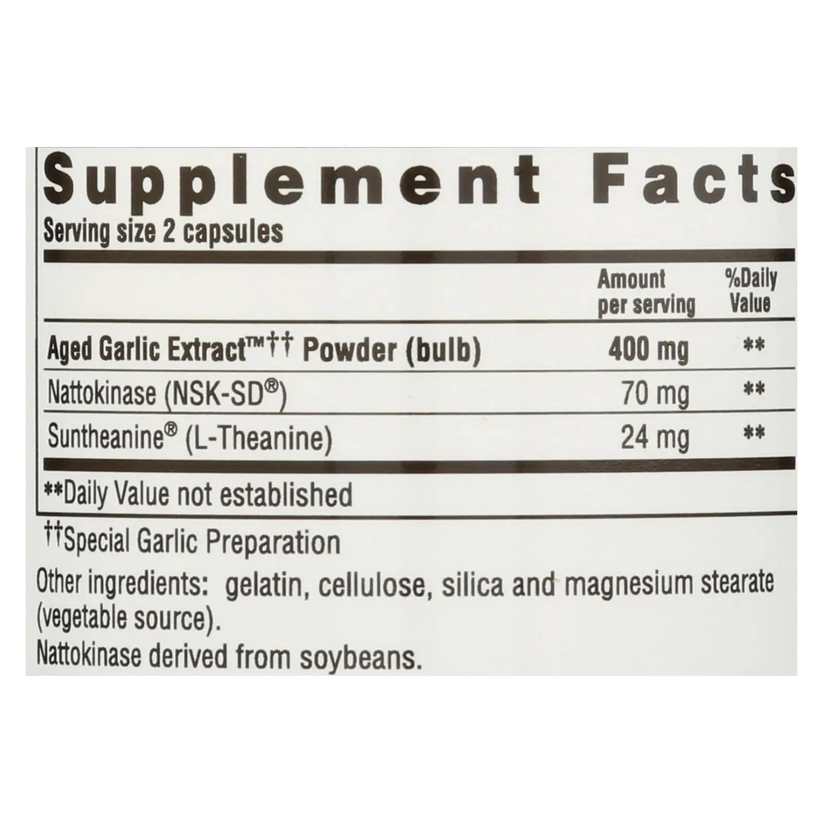 Kyolic - Aged Garlic Extract Blood Pressure Health Formula 109 - 80 Capsules Kyolic