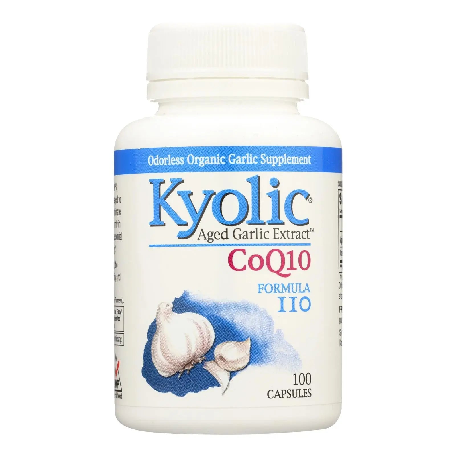 Kyolic - Aged Garlic Extract Coq10 Formula 110 - 100 Capsules Kyolic
