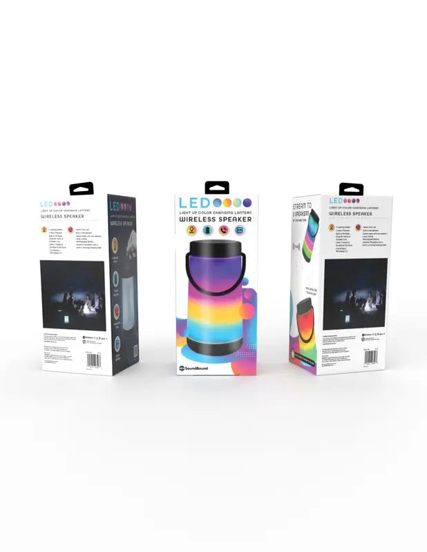 LED Light Up Color Changing Lantern Wireless Speaker Soundbound