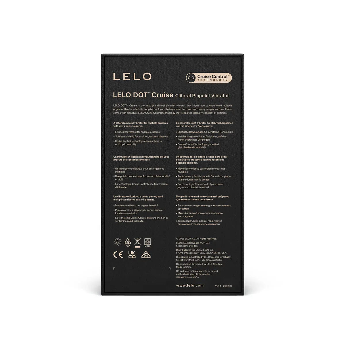 LELO Dot Cruise - Peach Please - GreatEagleInc