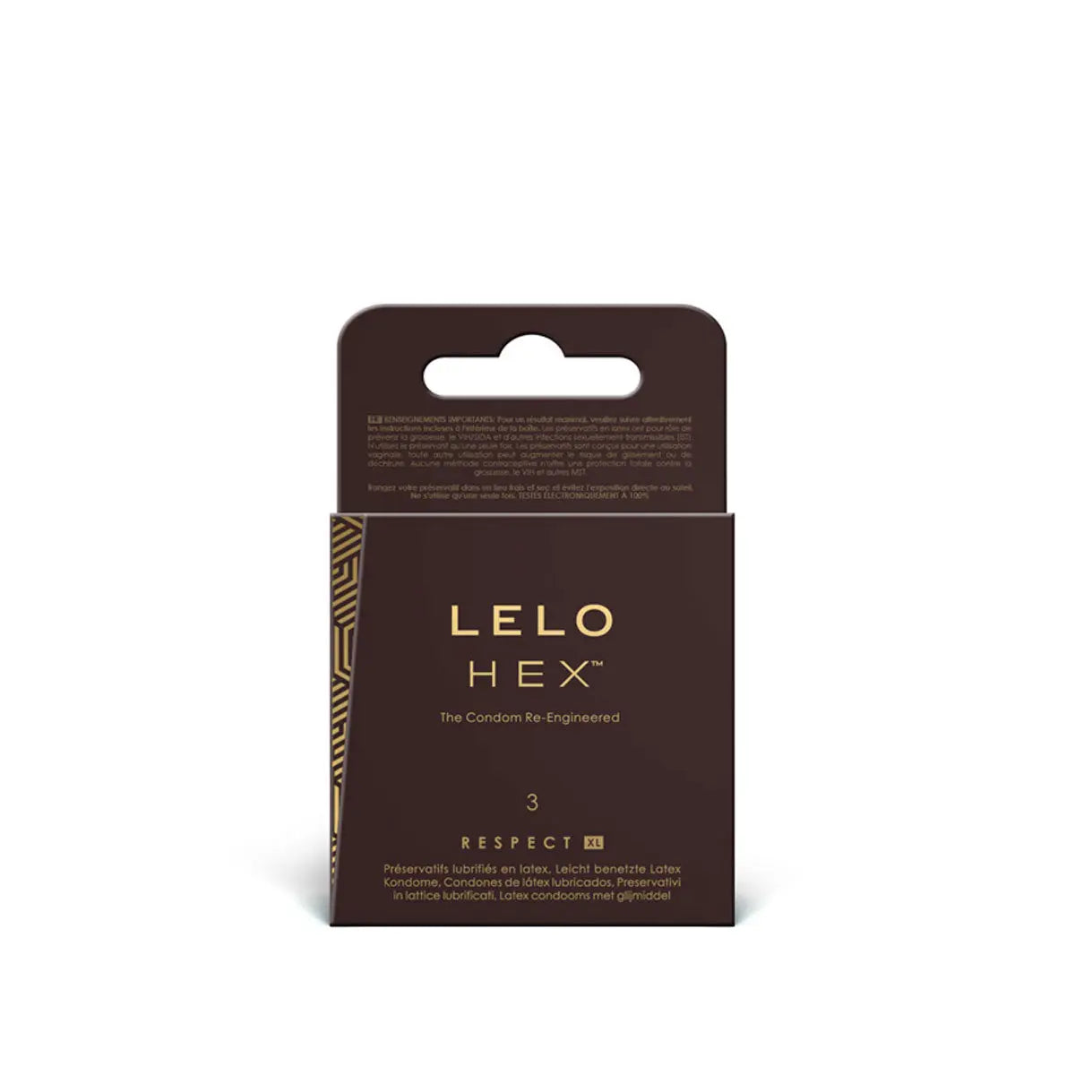 LELO Hex Respect XL Condoms 3pk LELO