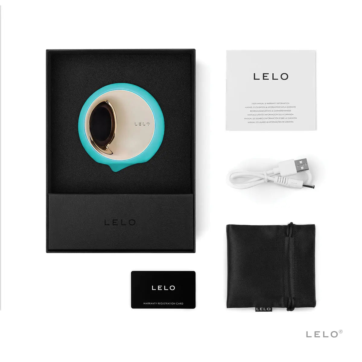 LELO Ora 3  - Aqua - GreatEagleInc