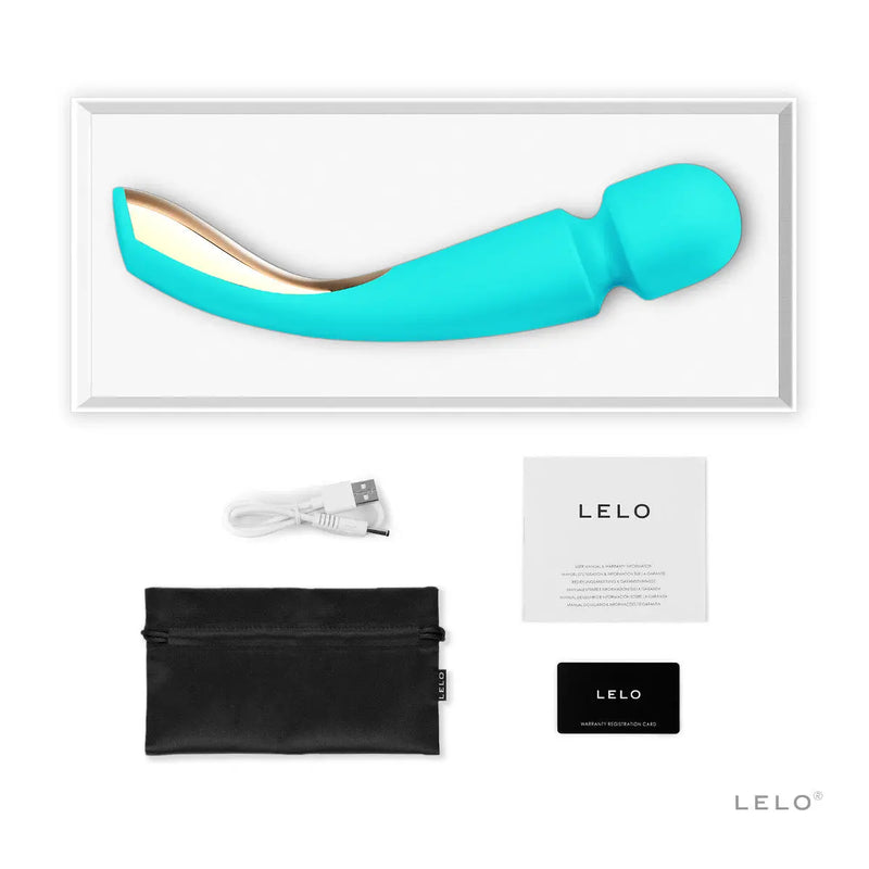 LELO Smart Wand 2 Large - Aqua - GreatEagleInc