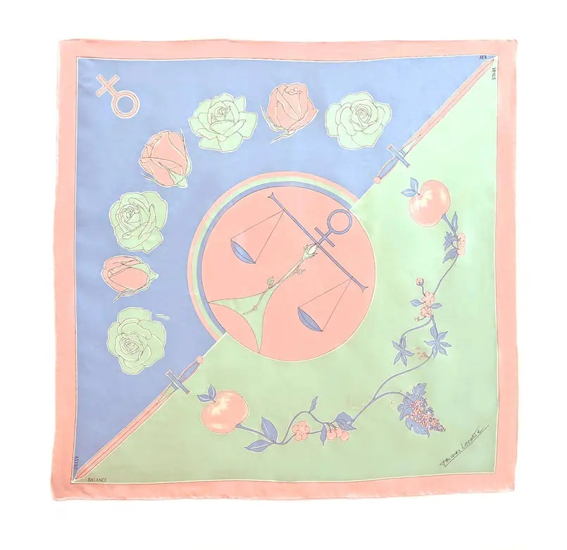 LIBRA SILK SCARF - JACQUES LECONTE Mai Desiree