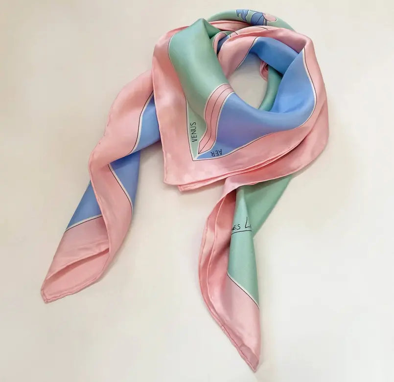 LIBRA SILK SCARF - JACQUES LECONTE Mai Desiree
