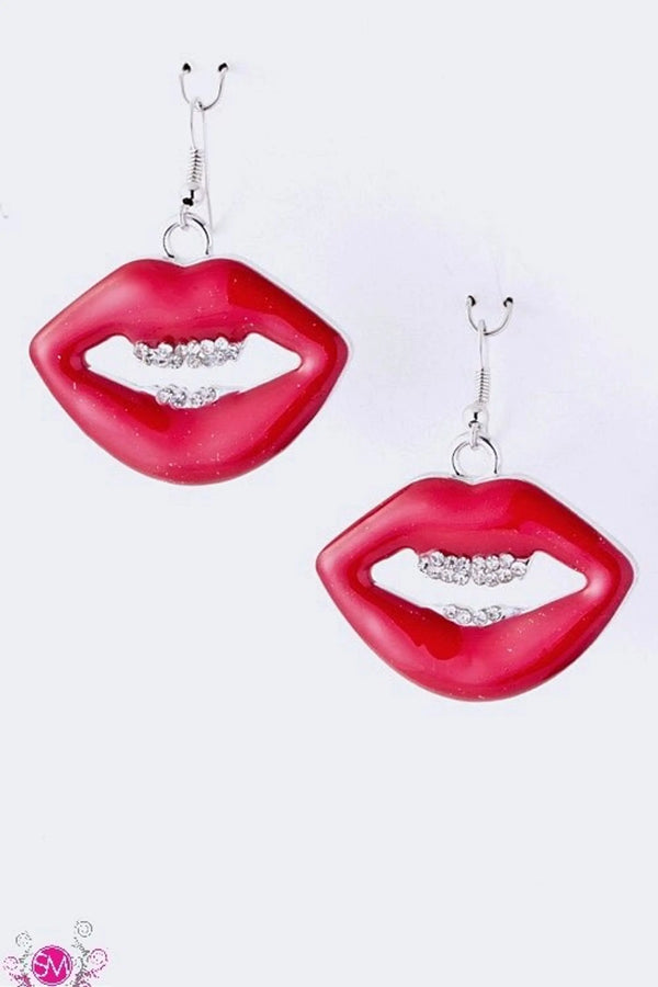 LIP GRILL in Silver EARRINGS SurelyMine