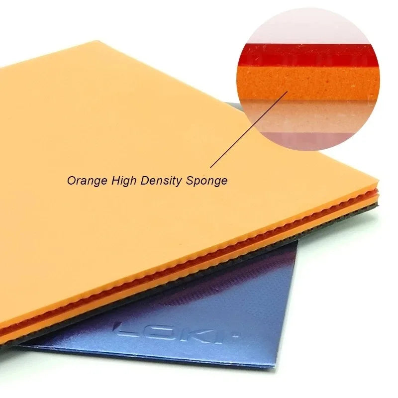 LOKI RXTON 5 High Elasticity Table Tennis Rubber Sticky Red Ping Pong Rubber Pips In High-density Sponge Black Pingpong Rubber GreatEagleInc