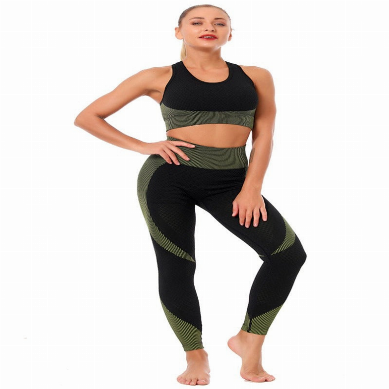 La Belle Fantastique Aura Padded Hollow High Waist Yoga Sport (2 Piece Set) La Belle Fantastique