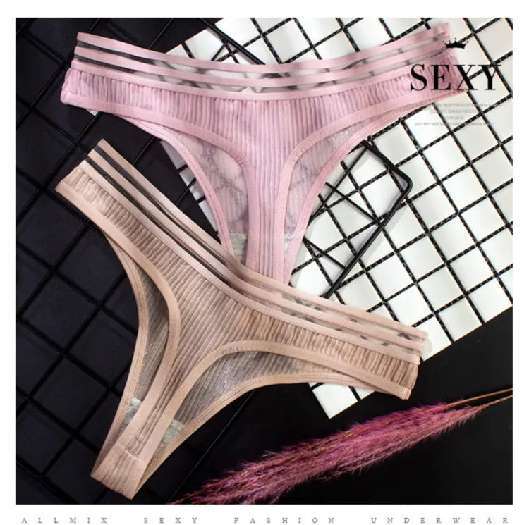 La Belle Fantastique Ava Sexy Ice Silk See-Through G-String La Belle Fantastique