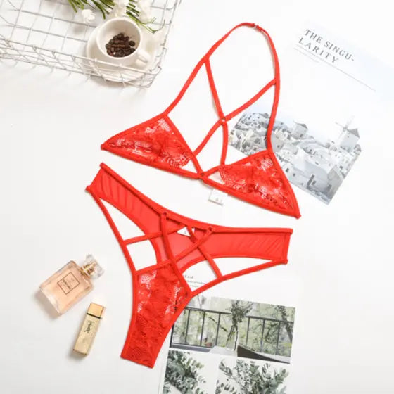 La Belle Fantastique Chloe Halter Neck Lingerie La Belle Fantastique