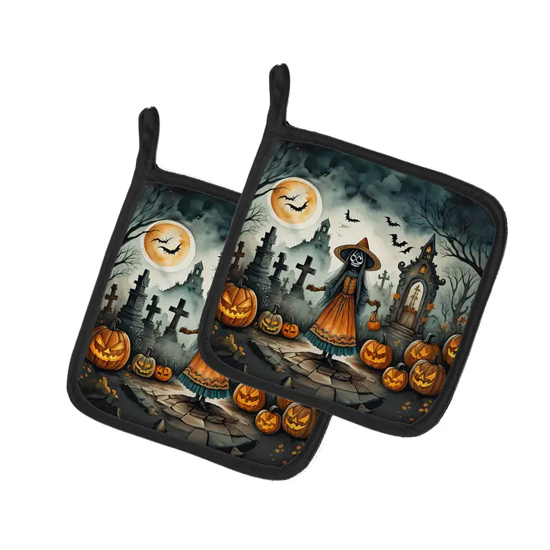La Llorona Skeleton Spooky Halloween Foam Coasters Caroline's Treasures