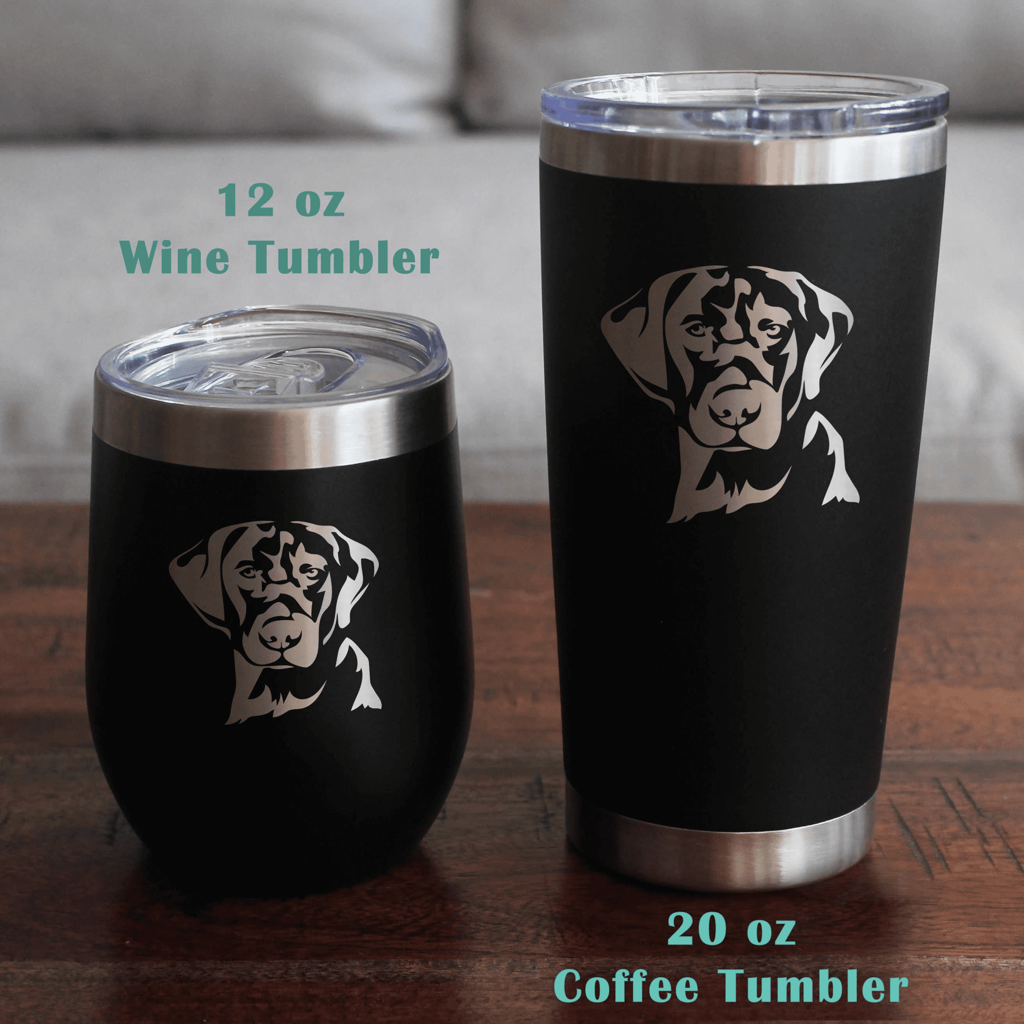 Labrador Face Beer Can Pint Glass - Black Lab Dog Gifts Bevvee