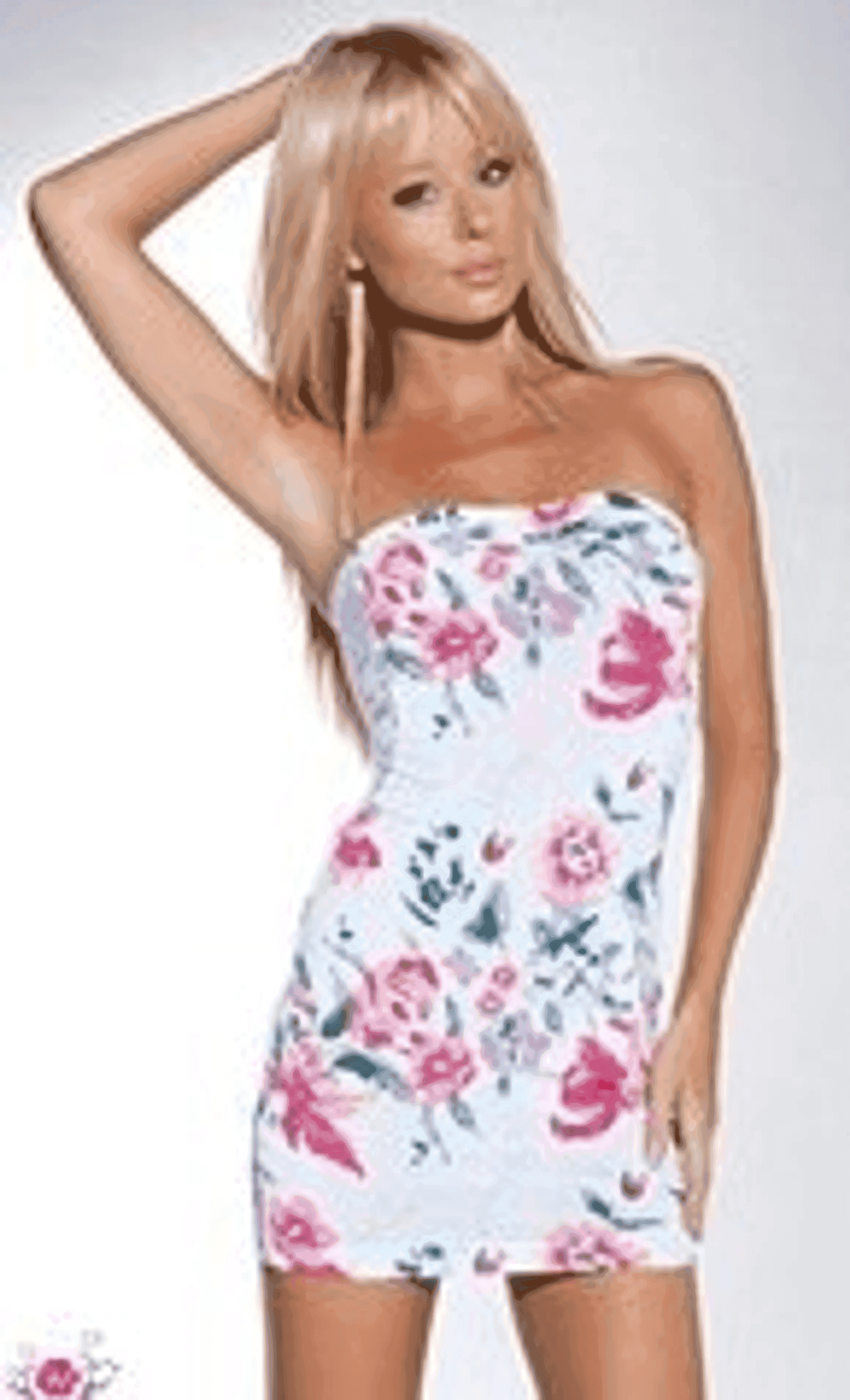 Lace Back Bandeau Mini Dress SurelyMine