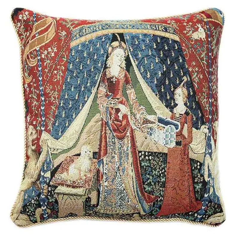 Lady And Unicorn Pillowcase/Cushion Cover Decorative Design Fashion Home Pillow Signare USA