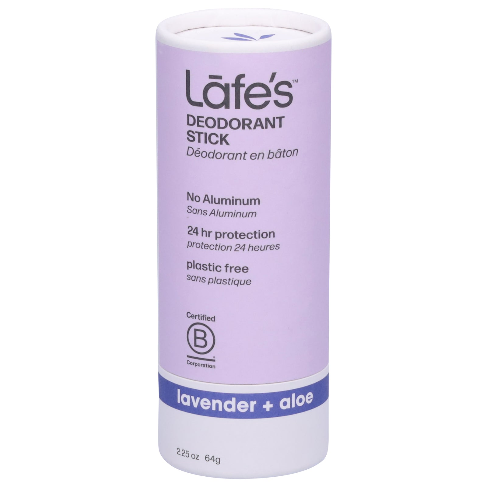 Lafe's Natural Body Care - Deod Lav Aloe Plstc Free - Ea Of 1-2.25 Oz Lafe's Natural Body Care