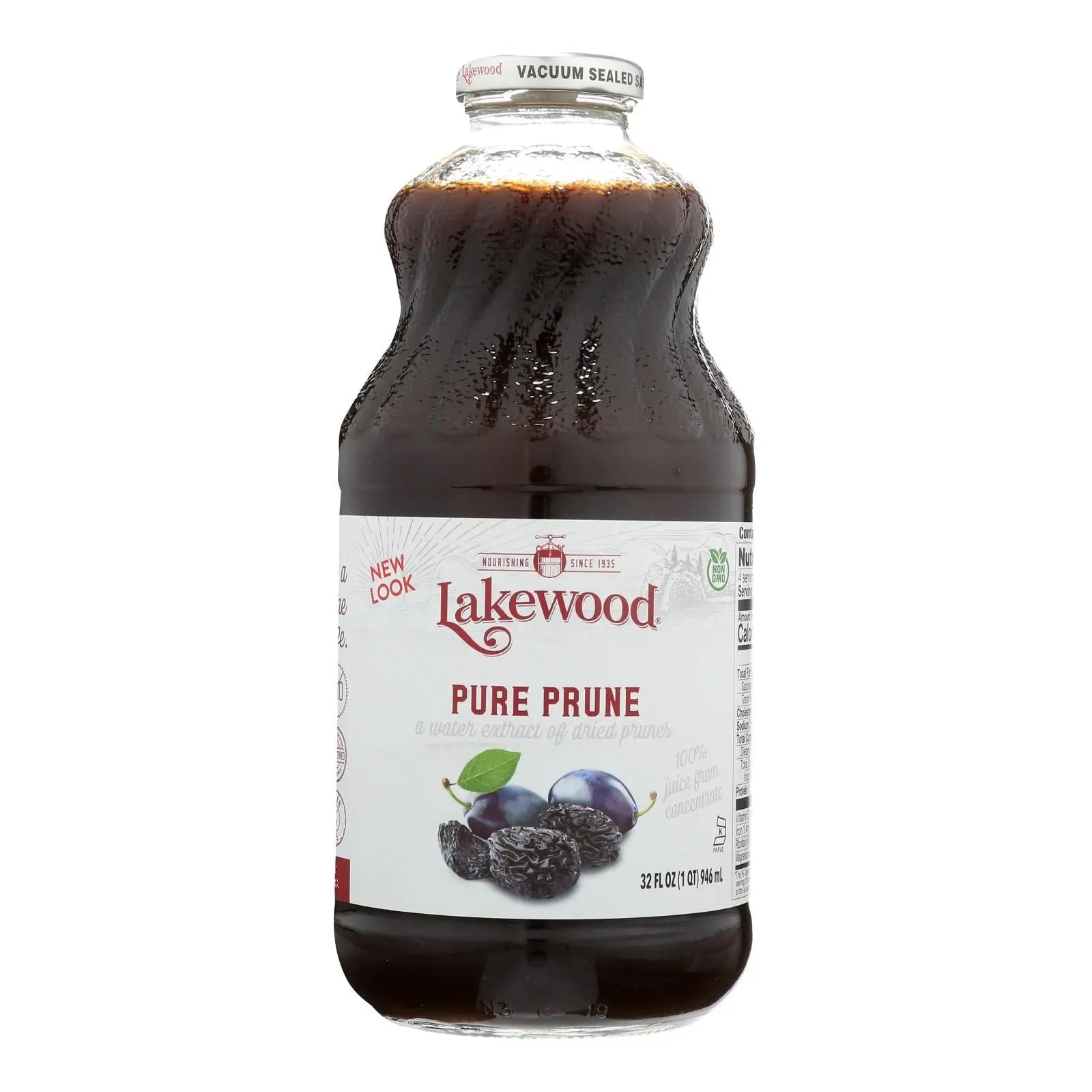 Lakewood - Juice - Pure Prune - Case Of 6 - 32 Fl Oz. Lakewood