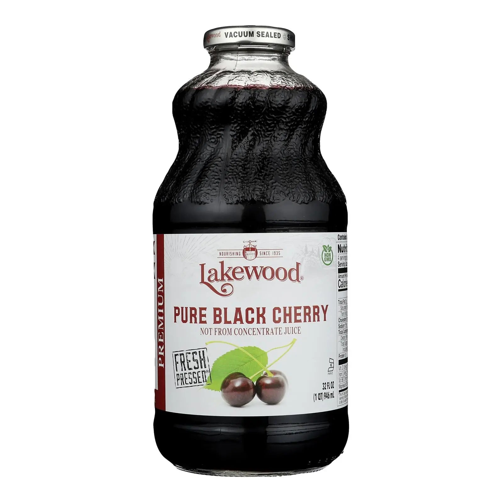 Lakewood - Organic Juice - Pure Prune - Case Of 6 - 32 Fl Oz. Lakewood