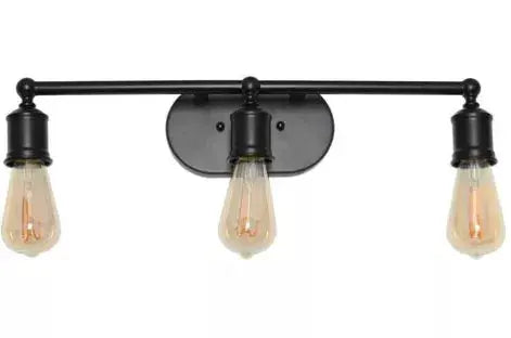 Lalia Home 3 Light Industrial Metal Vanity Light All The Rages, Inc.