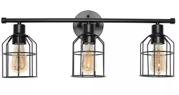 Lalia Home 3 Light Industrial Wired Vanity Light All The Rages, Inc.