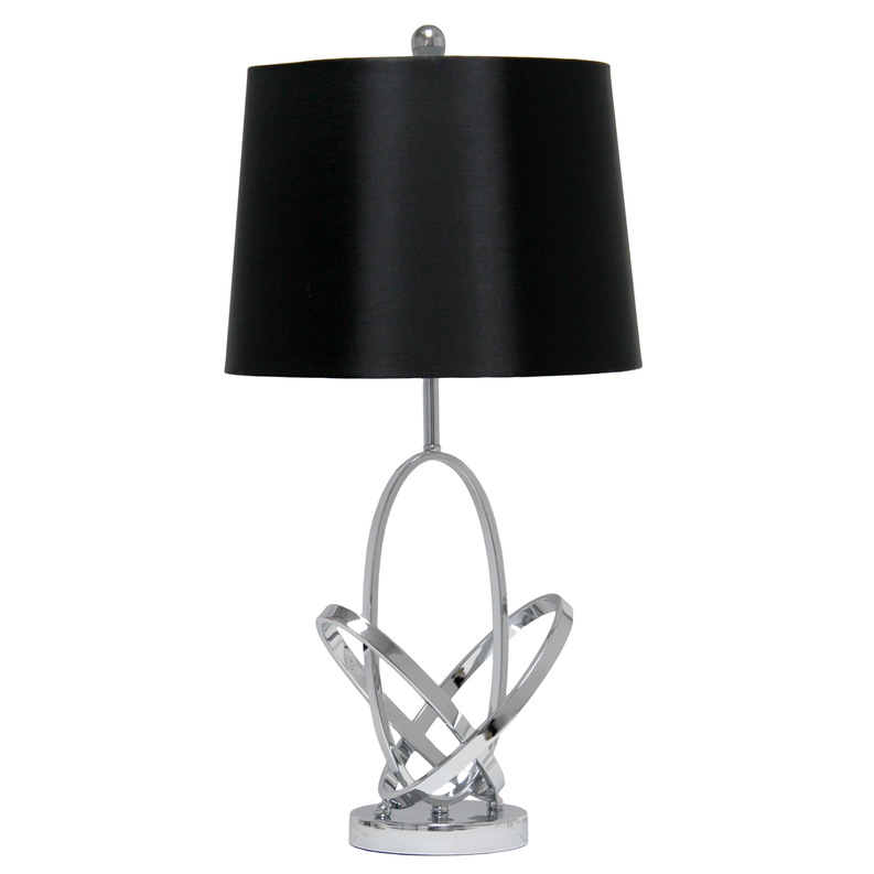 Lalia Home Glossy State-of-the-Art Modern Entwined Table Lamp for Living Room, Bedroom, Study, Office, Entryway, Dining Room All the Rages
