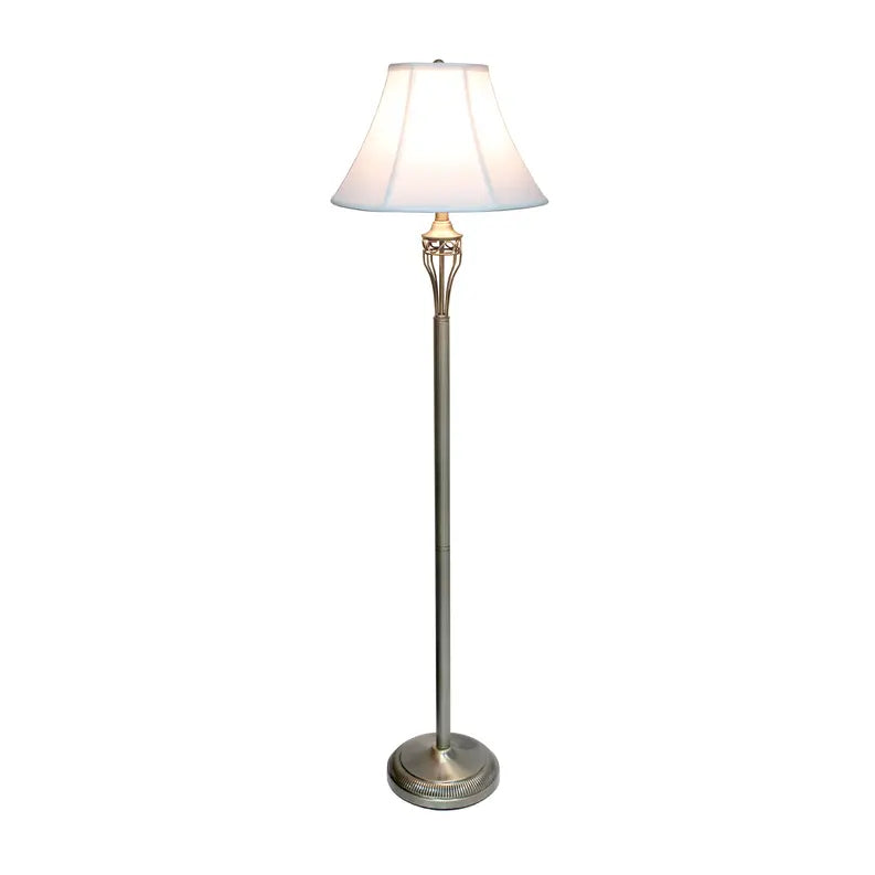 Lalia Home Perennial Roma Classic 3 Piece Metal Lamp Set (2 Table Lamps, 1 Floor Lamp) All The Rages, Inc.