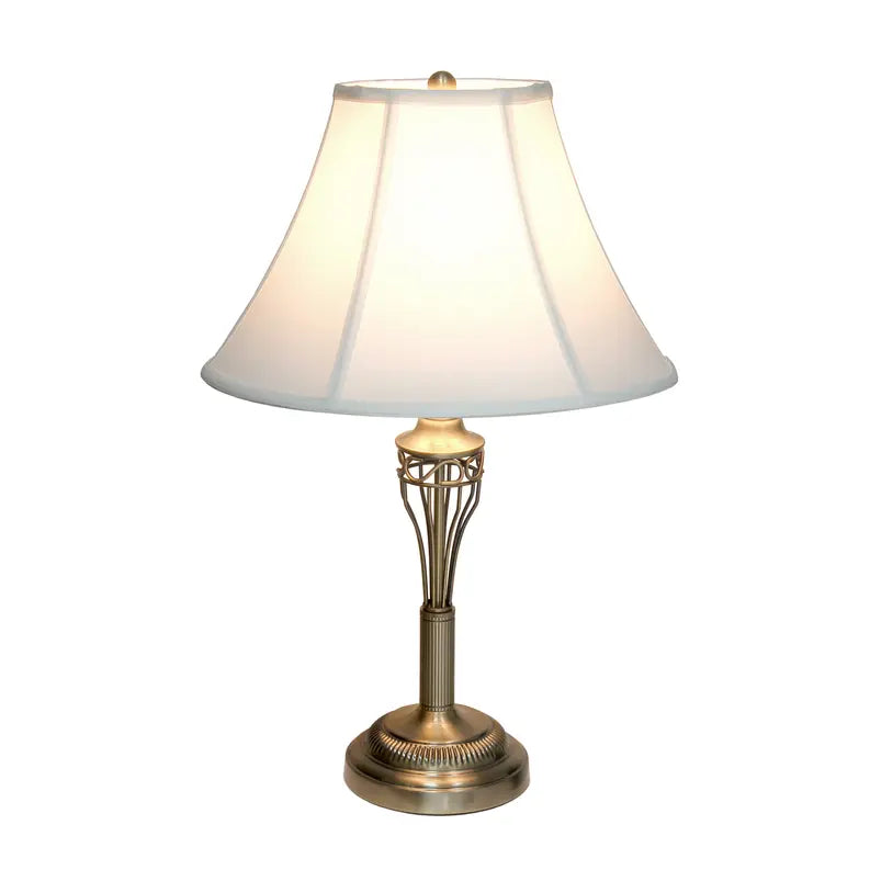 Lalia Home Perennial Roma Classic 3 Piece Metal Lamp Set (2 Table Lamps, 1 Floor Lamp) All The Rages, Inc.