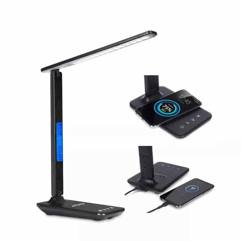 Lamp Plus 3 in 1 Lamp With Phone Charger, Clock And Thermostat Vista Shops