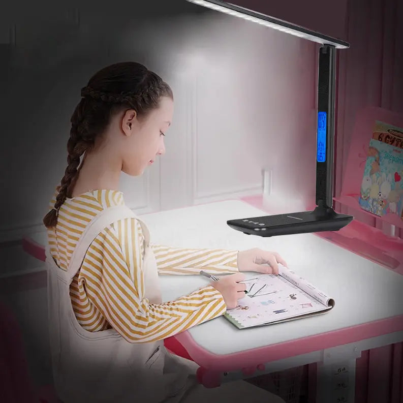 Lamp Plus 3 in 1 Lamp With Phone Charger, Clock And Thermostat Vista Shops