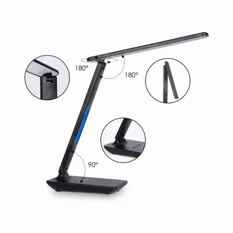 Lamp Plus 3 in 1 Lamp With Phone Charger, Clock And Thermostat Vista Shops