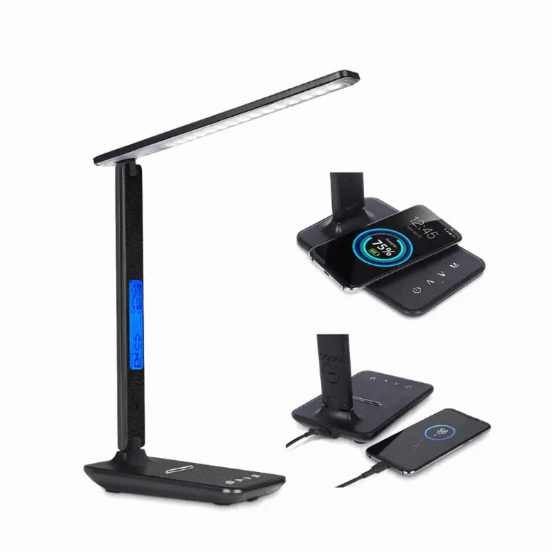 Lamp Plus 3 in 1 Lamp With Phone Charger, Clock And Thermostat Vista Shops