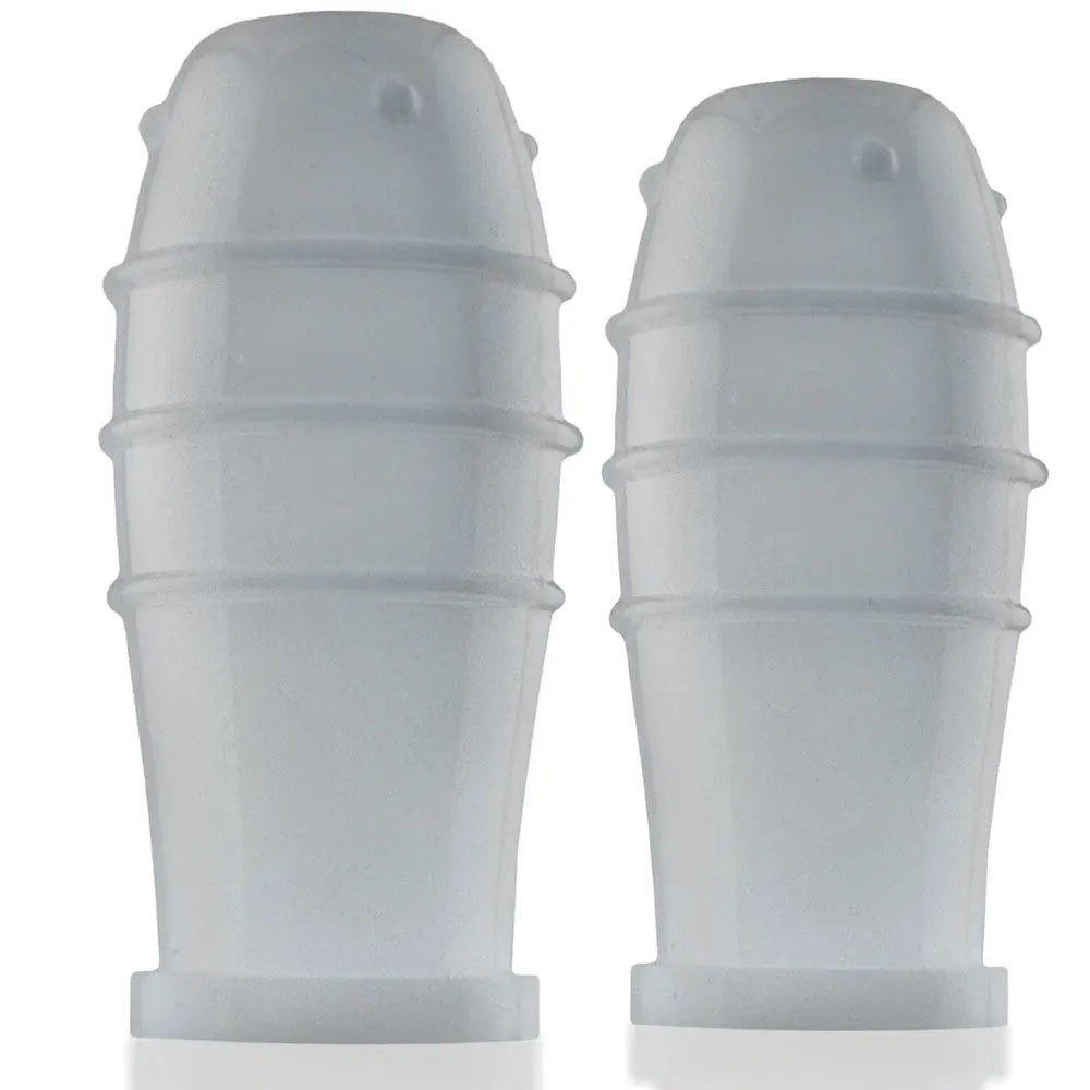 Lankyz Silicone Nipsuckers - Clear Silicone Oxballs