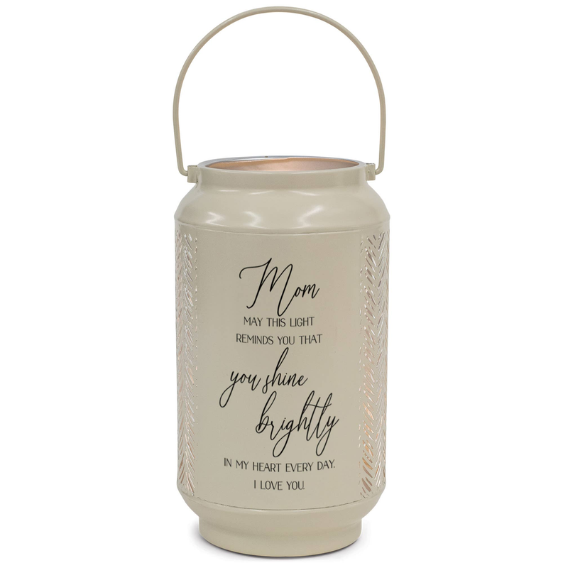 Lantern Mom Light Shines Ivory Dicksons Inc