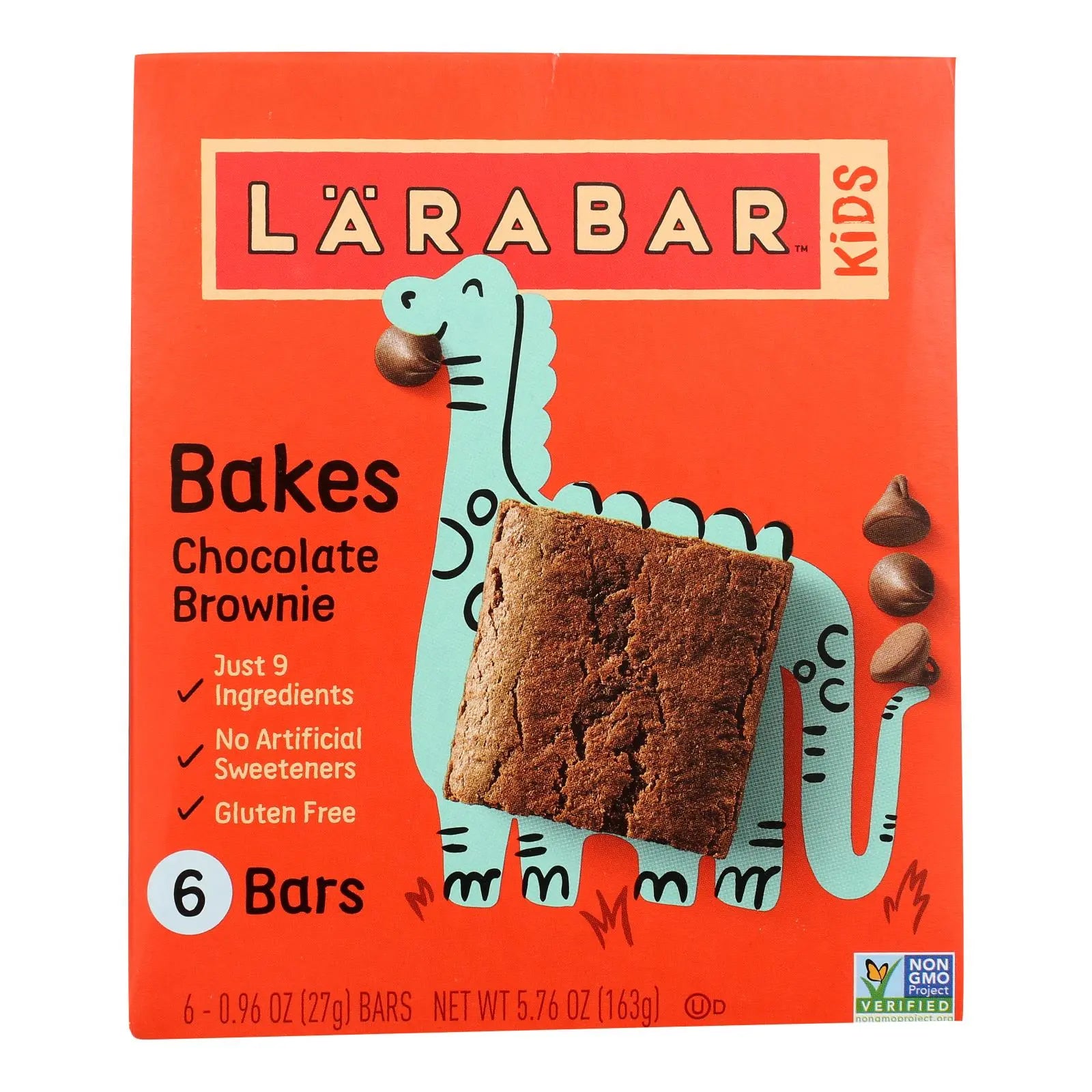 Larabar - Bar Kids Chocolate Brownie - Case Of 8-6/.96 Oz Larabar