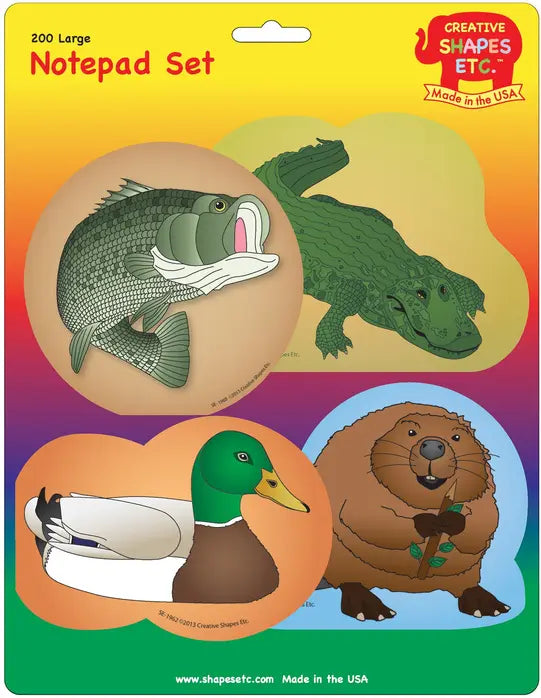 Large Notepad Set Creative Shapes