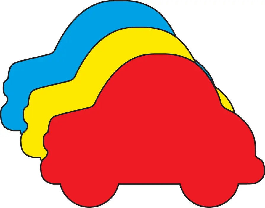 Large Tri Color Creative Foam Cut-Outs Creative Shapes